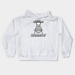 powered by biochemistry Kids Hoodie